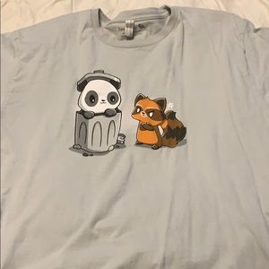 Turtle Tees Trash Panda TShirt men’s size XL